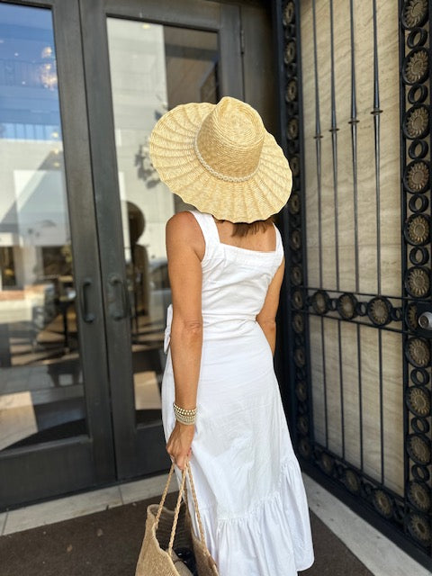 Waves and Pearls hat